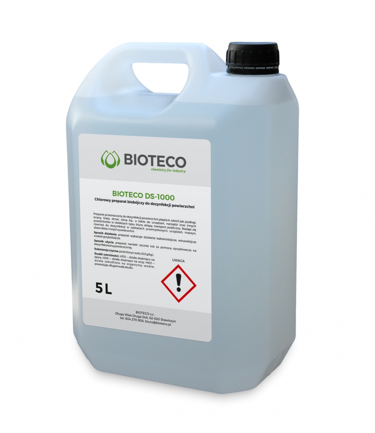 BIOTECO DS-1000 — płyn dezynfekujący do powierzchni